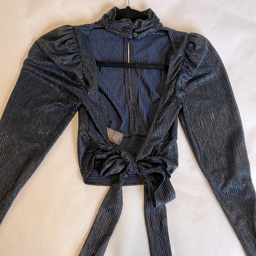 TOPSHOP KEYHOLE TOP - Picture 2 of 4
